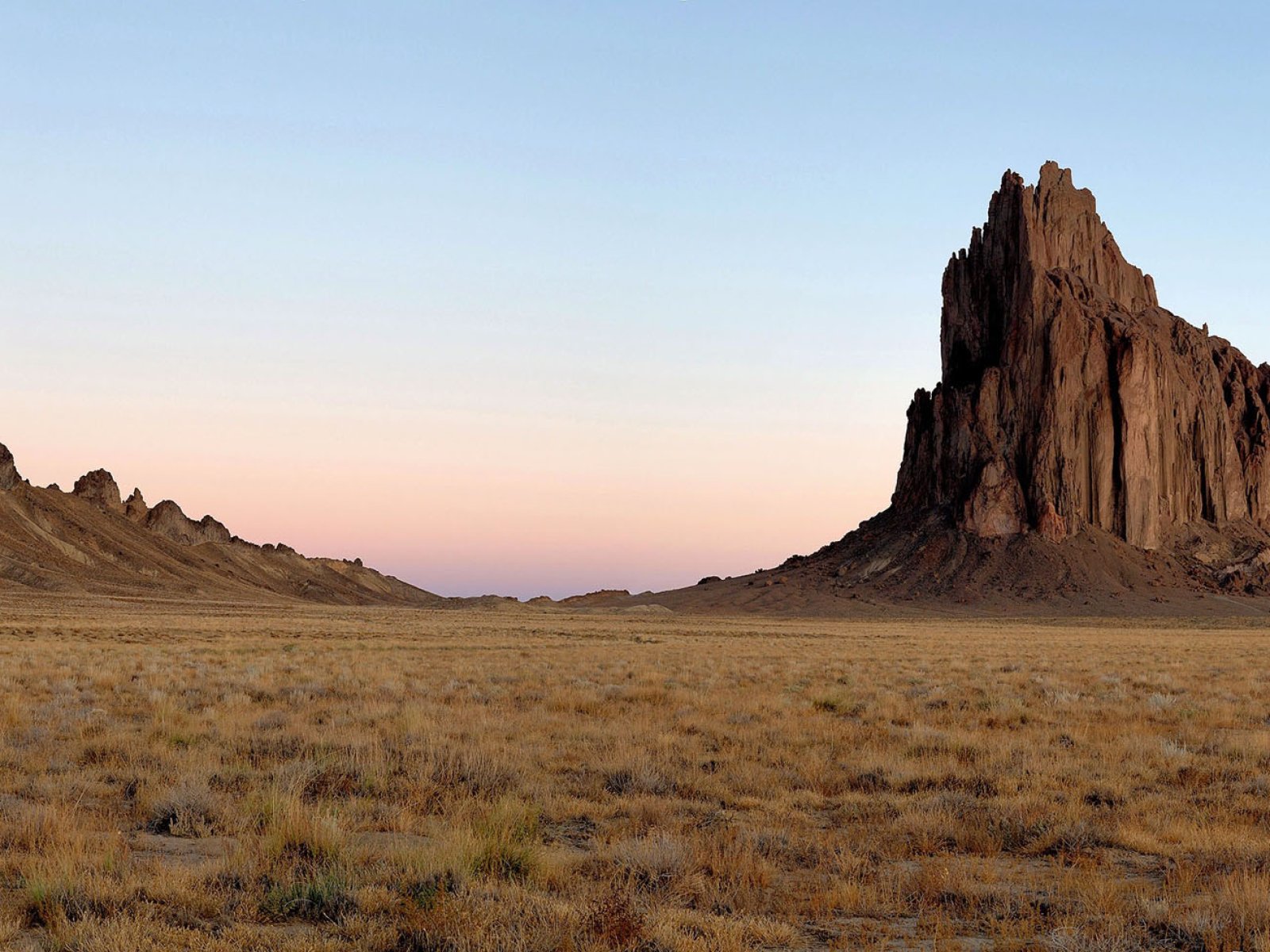 Shiprock New Mexico Southwestern Desert Landscape